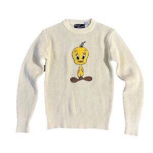 Vintage 1966 American Character Tweety Bird Sweater Size Small